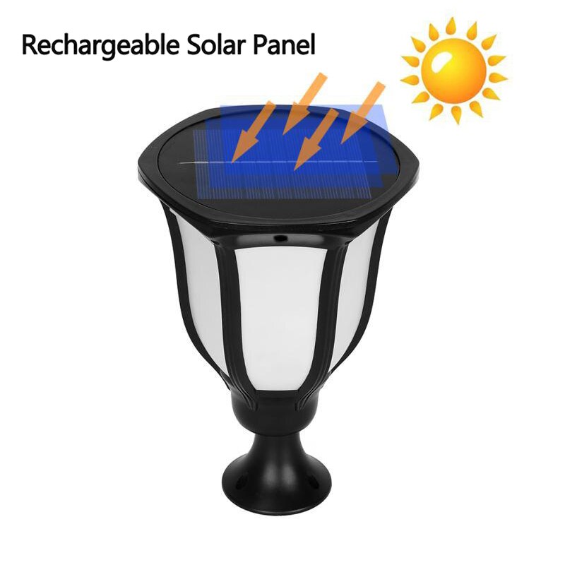 Led solar fakkel lyssensor flamme stolpe væglampe vandtæt udendørs lanterne flimrende sol plænelampe til haven gadelys