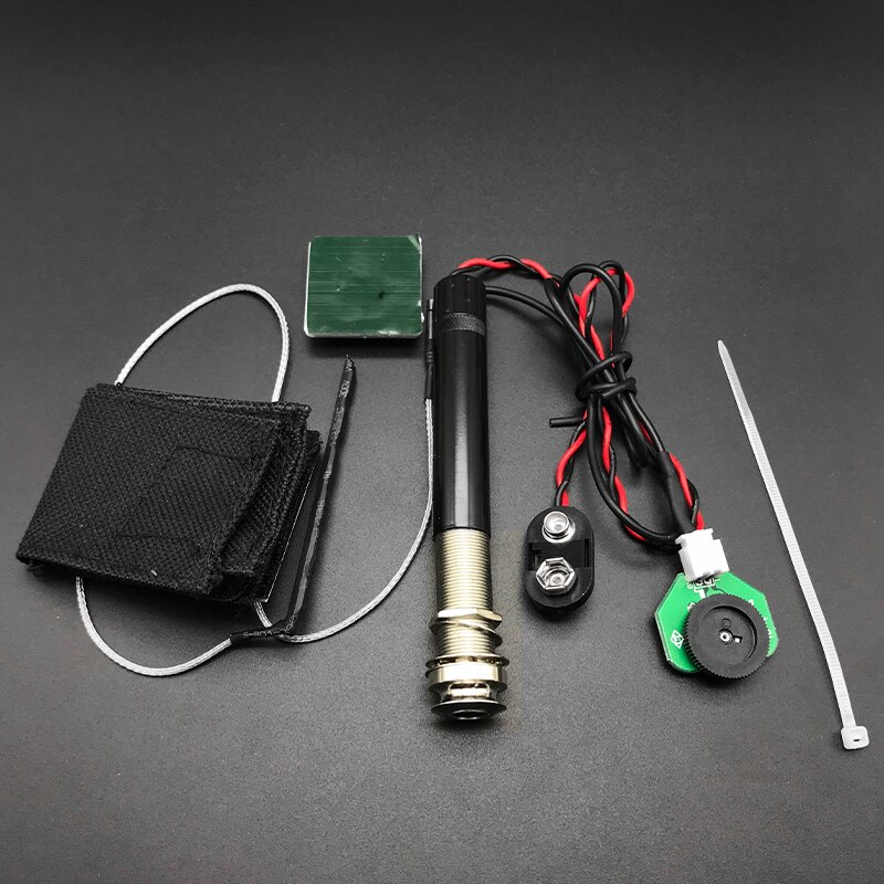 Soundhole Guitar Pickup Zinc Alloy A-202 Microphone Sound Hole Adjustable Preamp Equalizer for Acoustic Folk Guitar with Access: 1V Control