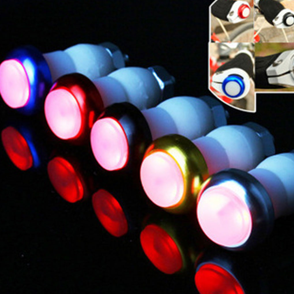 Fangnymph 2 Stuks Fietsstuur Knipperlichten Night Riding Veiligheid Fiets Waarschuwen Verstelbare Aluminium Led Verlichting