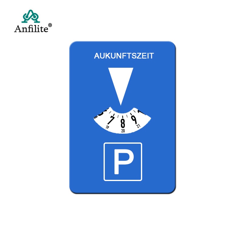 Auto Parkplatz Scheiben Timer Uhr Zeit Anzeige Blau ABS Kunststoff Parkplatz Zeit Werkzeuge