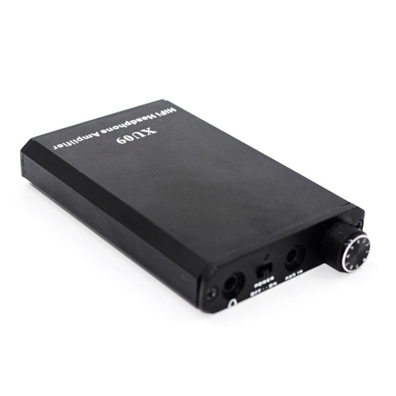 3.5mm Headphone Amplifier Gain Switch Portable HiFi Headphone Amplifier Compatible with Phones Tablets MP4 and Computers