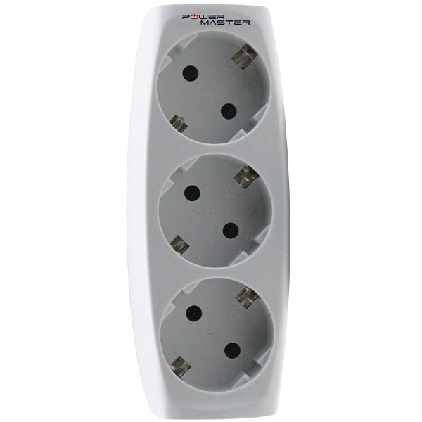 Powermaster 16A - 3500W Shucko Triple Golyat Opbouw Stopcontact