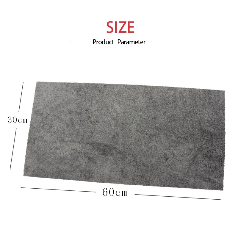 60*30cm autowashanddoeken 450/800 gsm multifunctionele handdoek voor autodetailing dikke autoreiniging superabsorberende droogdoek