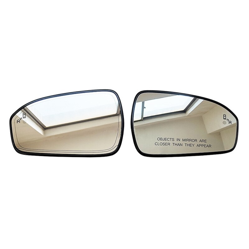 Auto Heated Blind Spot Warning Wing Rear Mirror Glass For Ford Fusion USA Version