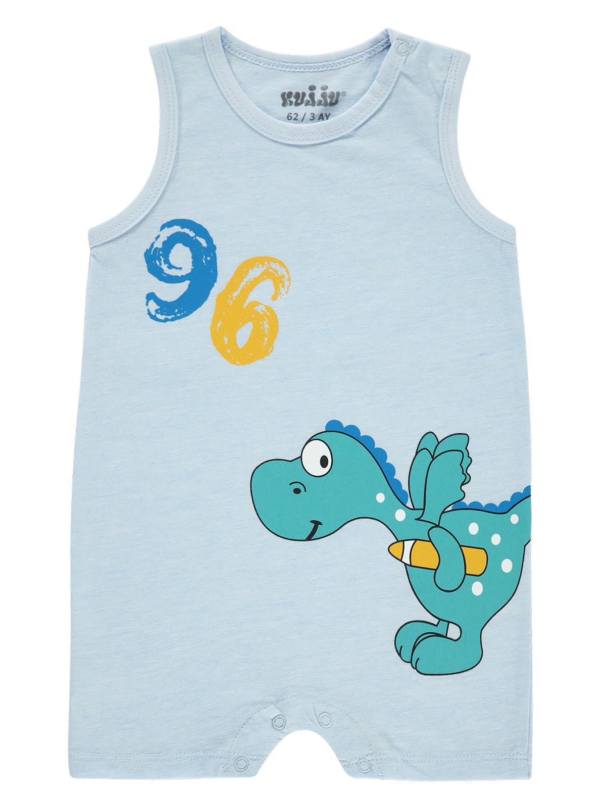 Printemps bébé vêtements Kujju bébé garçon barboteuses 3-12 9,9-12 mois: Blue / 6M