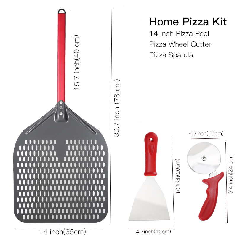 Aluminium Metall Pizza Peel, pizza Spachtel für Pi... - Grandado