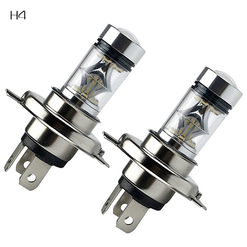 Bostar-bombilla LED de alta potencia de bajo consumo, luz antiniebla de larga vida, H4, H7, H8, H11, 9005/9006, 6000K, 100W, 1000lm, blanca, 2 uds.