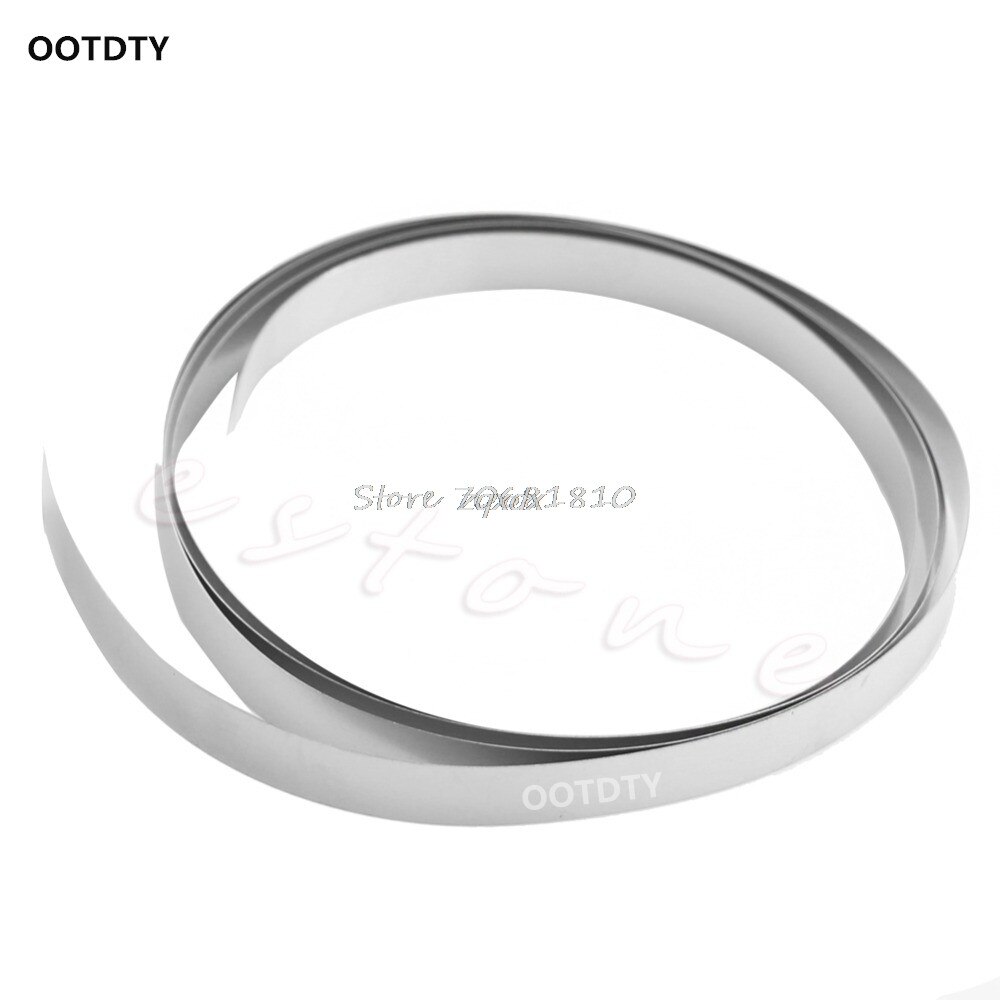 10 Meter Nikkelband 0,15 Mm X 8 Mm - Vernikkelde Stalen Band Voor Batterij Puntlassen