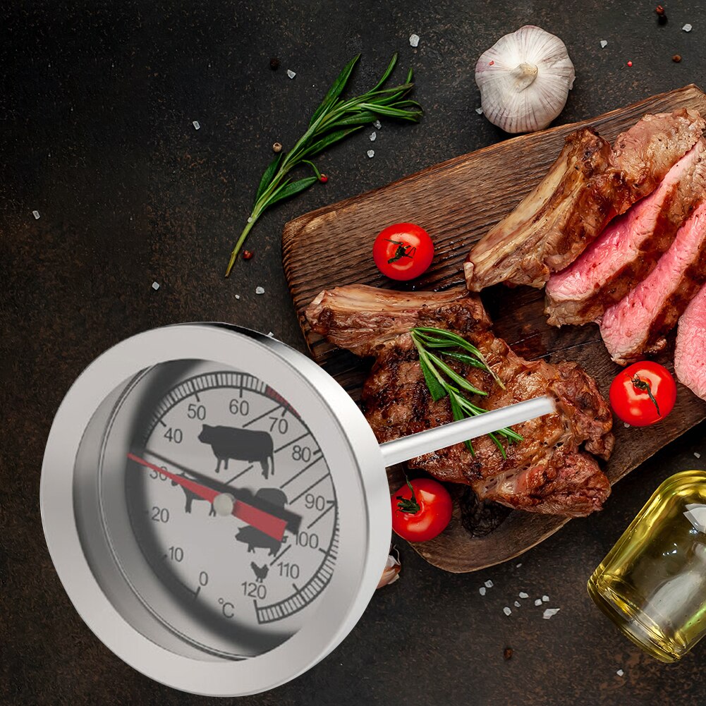 Stainless Steel Kitchen Thermometer Cooking Food Kitchen BBQ Probe Water Milk Oil Liquid Thermometer Sensor Meter Gauges