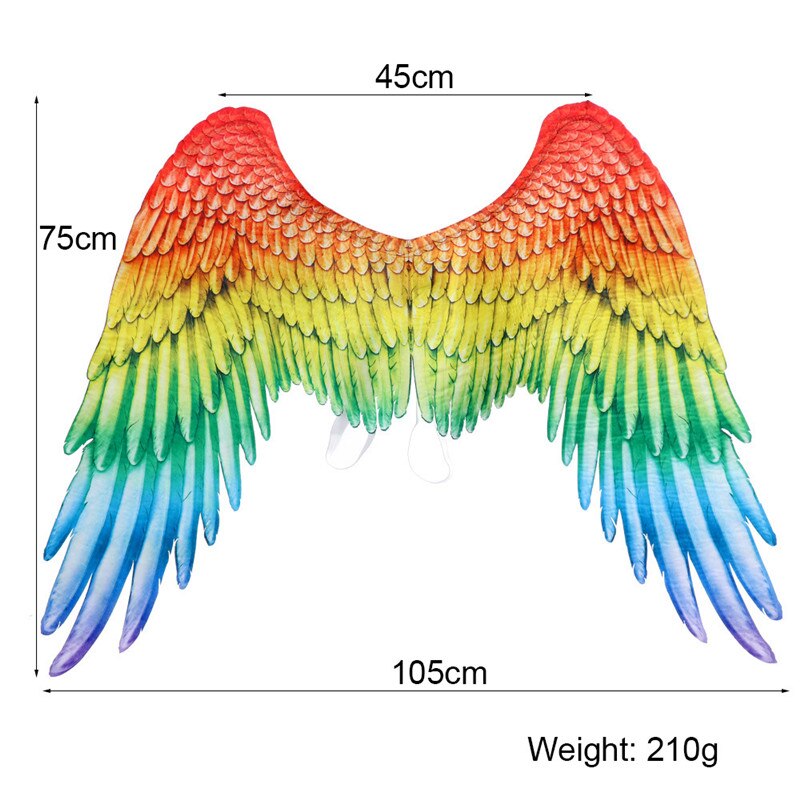 Adult Halloween Lucifer Angel Demon Wing Morningstar Cosplay Non-woven Fabric Party Wings Prop Masquerade Accessories