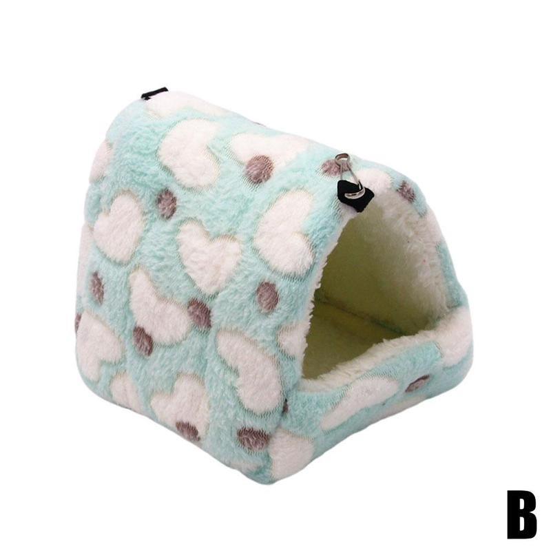 Hamsterslange ekorn varmt hus marsvin rede små sovende kennel tilbehør hamster pet hund dyr myk sengepose  j5 s 1: B / M