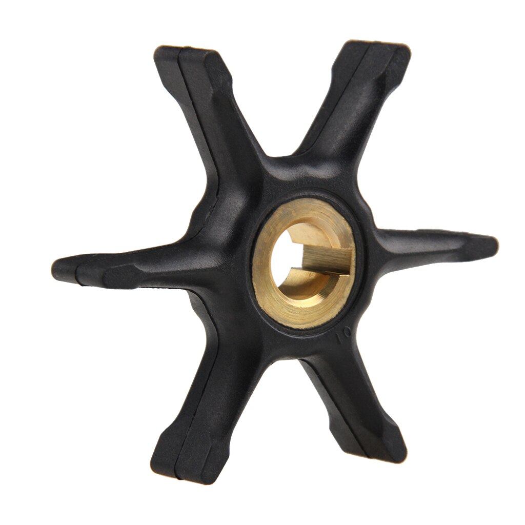 Boat Water Pump Impeller 6 Blade For 3/4/5/5.5/6/7.5HP 2-Stroke Evinrude Johnson/OMC/BRP Outboard Motor 277181/434424 18-3001