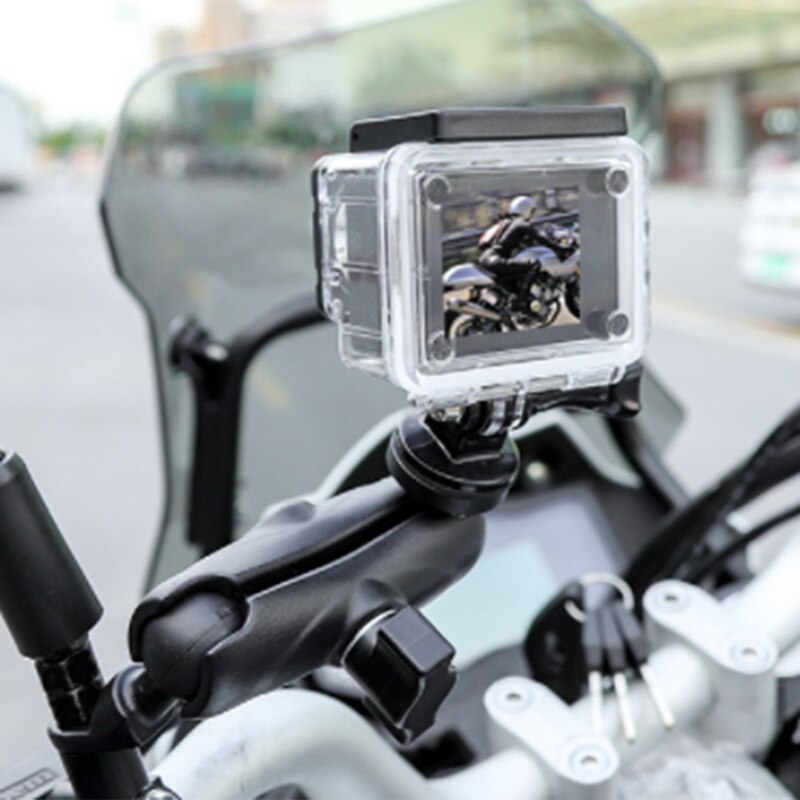 Motorrad Aktion Kamera Halterung, Lenker Montieren Clip für Fahrrad Nocken Montieren Kompatibel mit GoPro Aktion Kamera