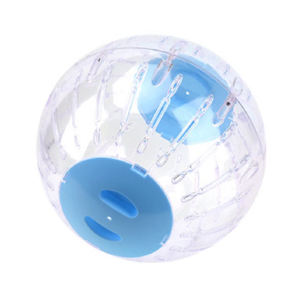 Boule en plastique de 10/12 cm pour l'extérieur, petit animal de compagnie, souris, rongeur, Jogging, jouet amusant, Hamster, Rat: Blue / 10cm