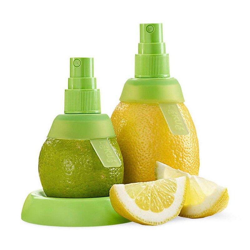 Pulvérisateur de jus de citron pour saveur fraîche, 2 pièces, presse-agrumes (pour salade), gadgets de cuisine, buse de pulvérisation de jus