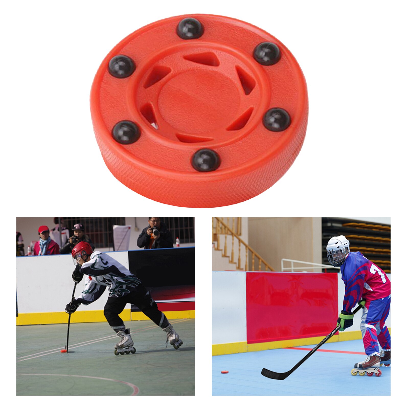 Hockey Pucks 3in Ice Hockey Ball In/Outdoor Classic Winter Sports Equipment