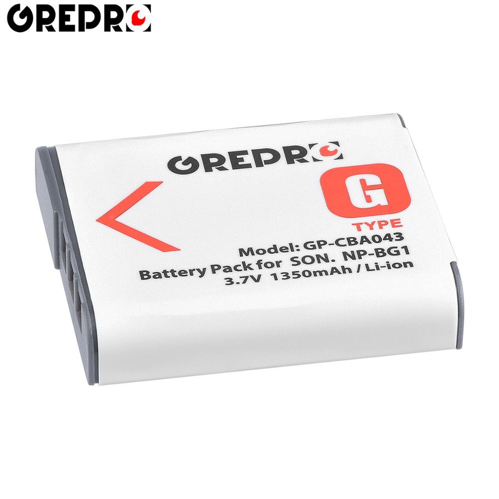 Batería NPBG1 de NP-BG1 de 1350mAh, cargador de batería NP BG1 para Sony DSC-N1, DSC-T2, DSC-H9, DSC-H10, DSC-H20, W120, 3 uds.