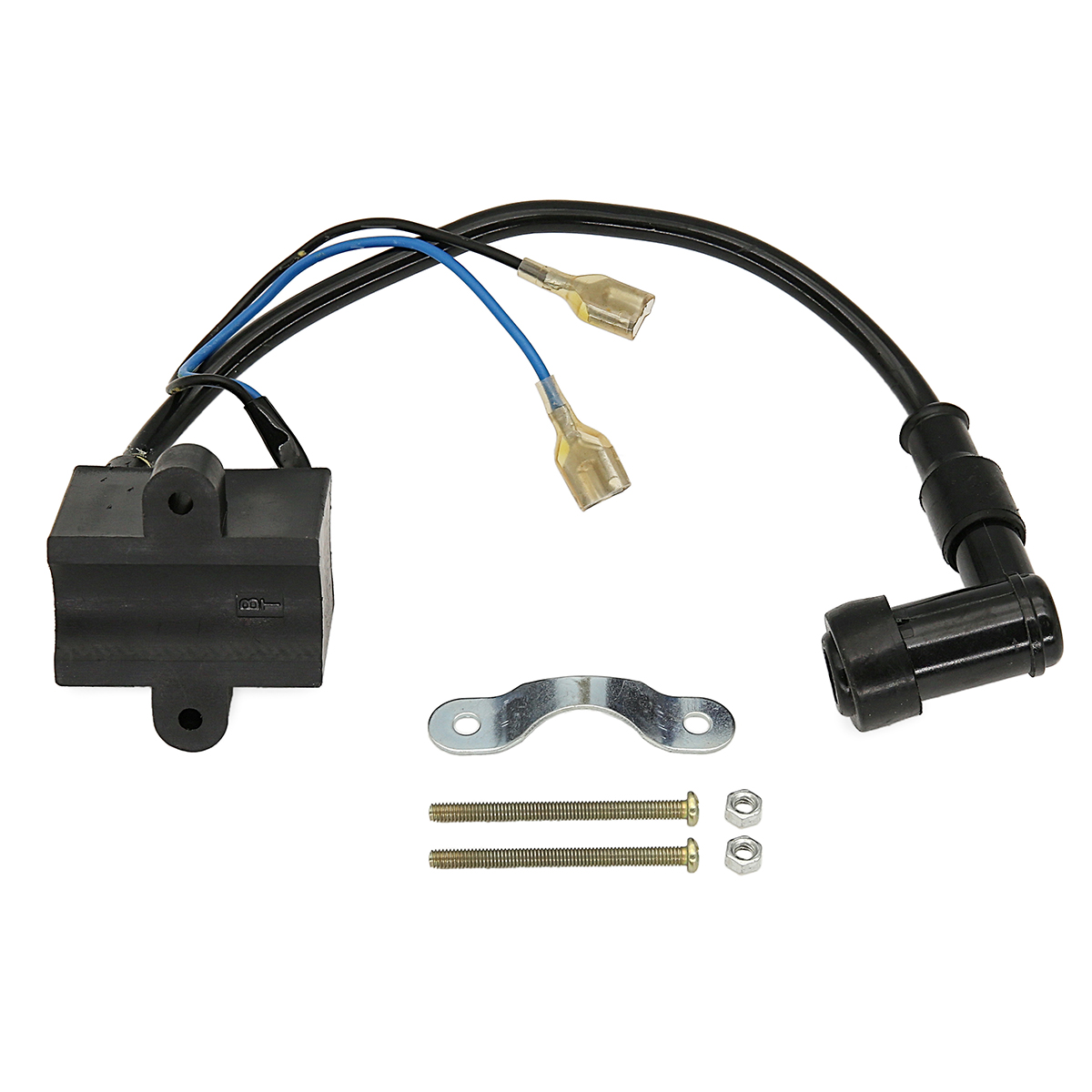 CDI Ignition Coil Magneto Coil System for Motorized 49cc 66cc 80cc Engine Bicycle Spark Plug Easy To Install: A