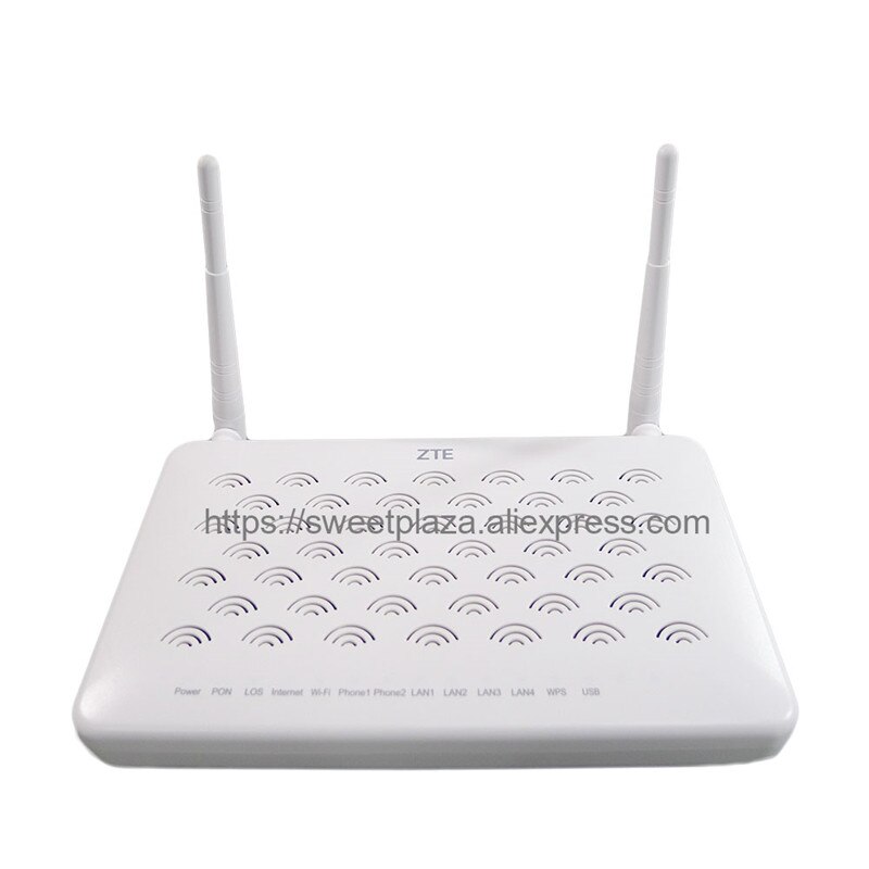 ZTE ZXHN F660 GPON ONT of 4 GE LAN 2 phone ports 5 DBI antennas WIFI,SC/APC green input, English V5.2