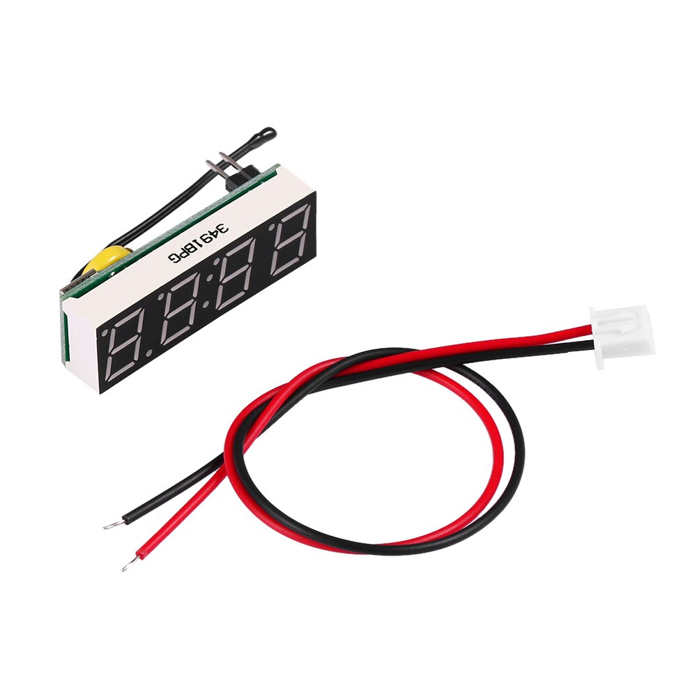 Mini Car Digital Clock Thermometer Voltmeter 3 IN 1 Meter Electronic INterior LED Display