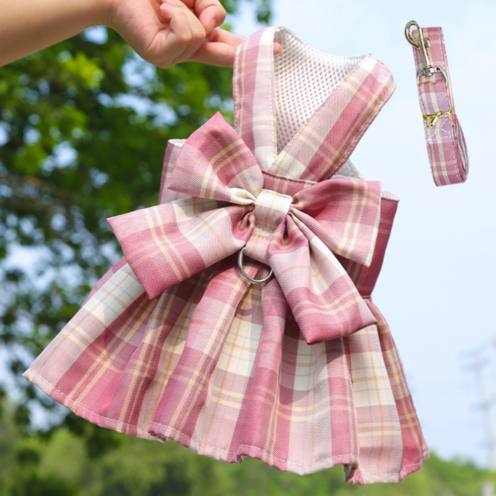 mit Leine Traktion Hund Plaid JK Kleid dünn Dacron Haustier nutzbar machen Felsen Bequeme waschbare Haustierweste Kleidung Kaninchen: XXL / Schwarz