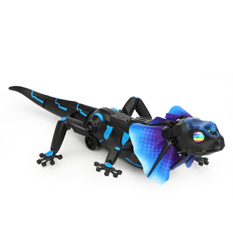 Infrared Remote Control Animal LED Lamp RC I/R Lizard Chameleon Electronic Pet Robot Model Prank Toy Trick Toy