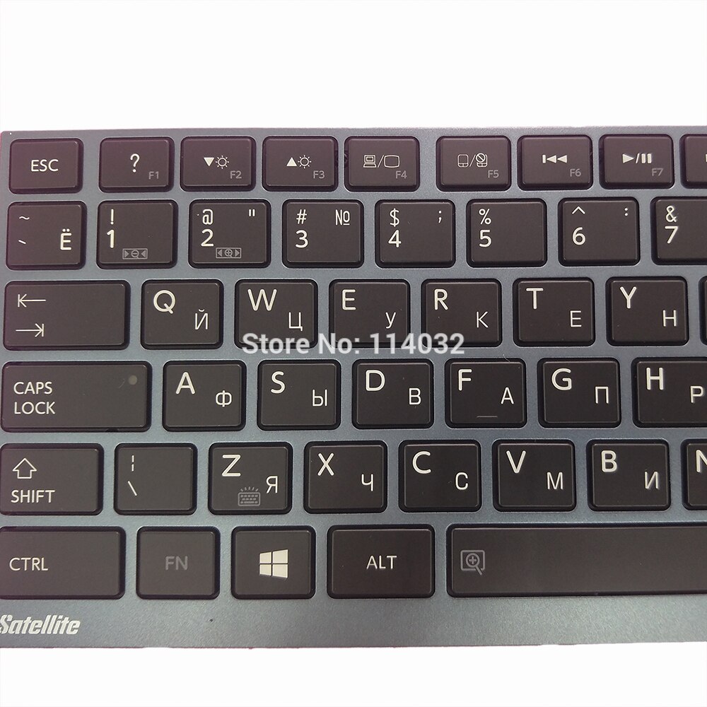 Teclados iluminados rusos para Toshiba R830 Z935 R835 R705 Z830 Z930 RU, teclado negro con marco gris PK130T71B08 N860-7837-T413