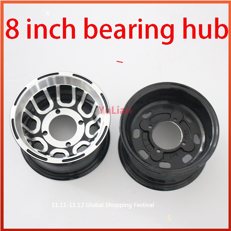 Neumático de vacío de 20x7, 00-8, 20x7, 8, 21x7, 8, para go kart de cuatro ruedas, tamaño de la motocicleta, cubo de rueda de rodamiento de 8 pulgadas, llanta de aluminio ATV