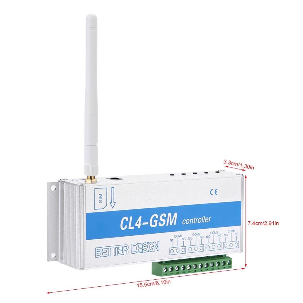 CL4-GSM Wireless Remote Switch Controller with Ant... – Grandado