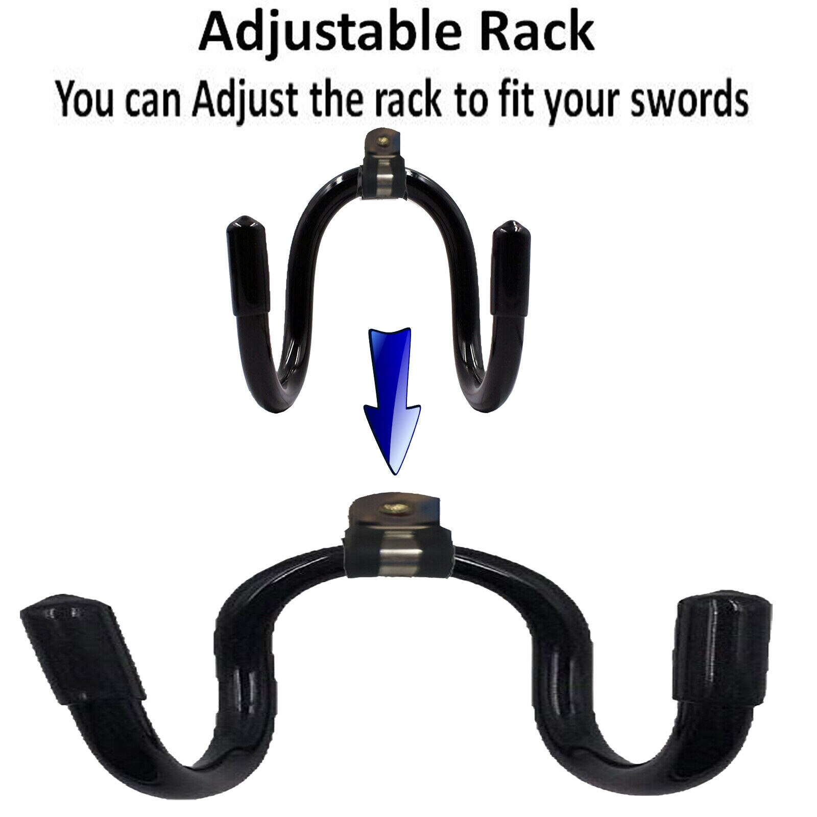 Miecz stojak miecz robić montażu na ścianie pionowe miecz folie Wieszak ścienny-W typ