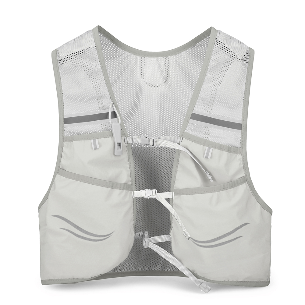 Trink-Joggingweste, ultraleicht, atmungsaktiv, für Laufen, Rennen, Trinkweste, Damen und Herren, funktionale Packung für Fahrrad, Marathon-, Wandern: grüNe farbe
