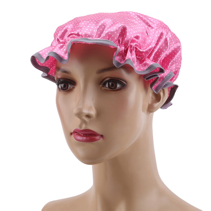 Babyshowermutsen, shampoo muts, waskapje, kinderbad, verstelbare elastische bescherming, waterdicht, oorbescherming, oogbescherming, kinderhoedjes: Roze