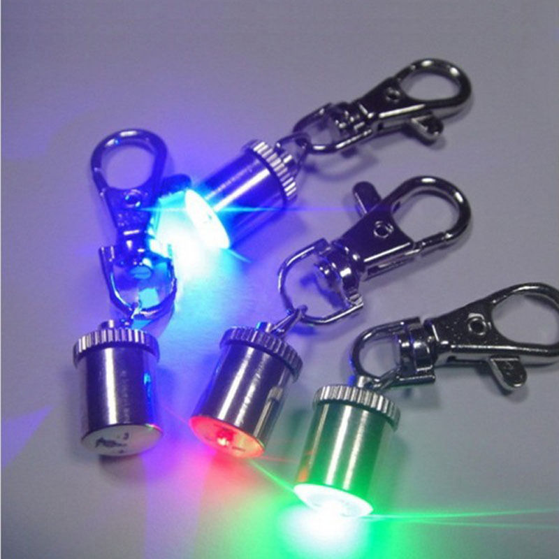 Lampe clignotante pour collier de chien, lampe clignotante pour animaux de compagnie, Style porte-clés, lumière LED pièces, accessoires pour animaux de compagnie, pendentif breloques