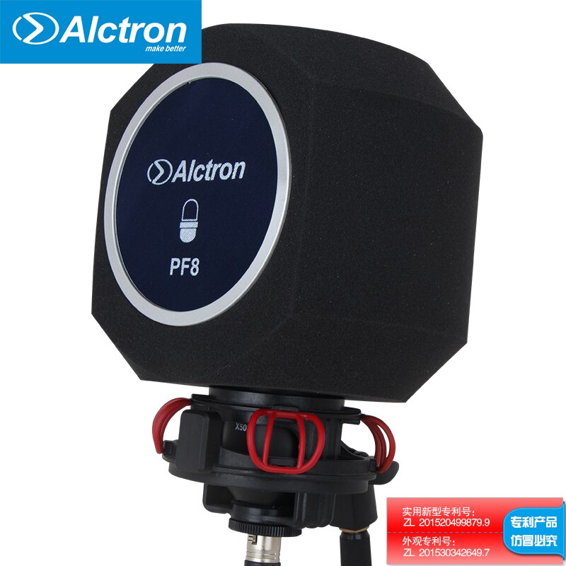 Original alctron  pf8 enkel studio mikrofon skærm akustisk filter desktop optagelse mikrofon støjreduktion vind