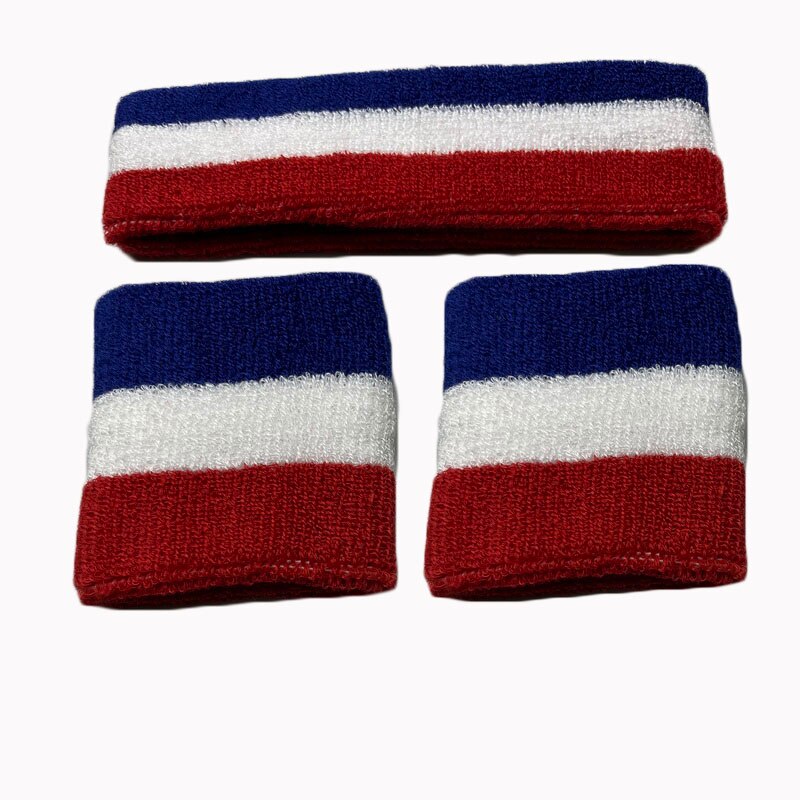 Mannen Vrouwen Sport Polsbandjes Voor Tennis Yoga Hoofdband Volleybal Pols Brace Guard Basketbal Fitness Handdoek Zweetband Head Band