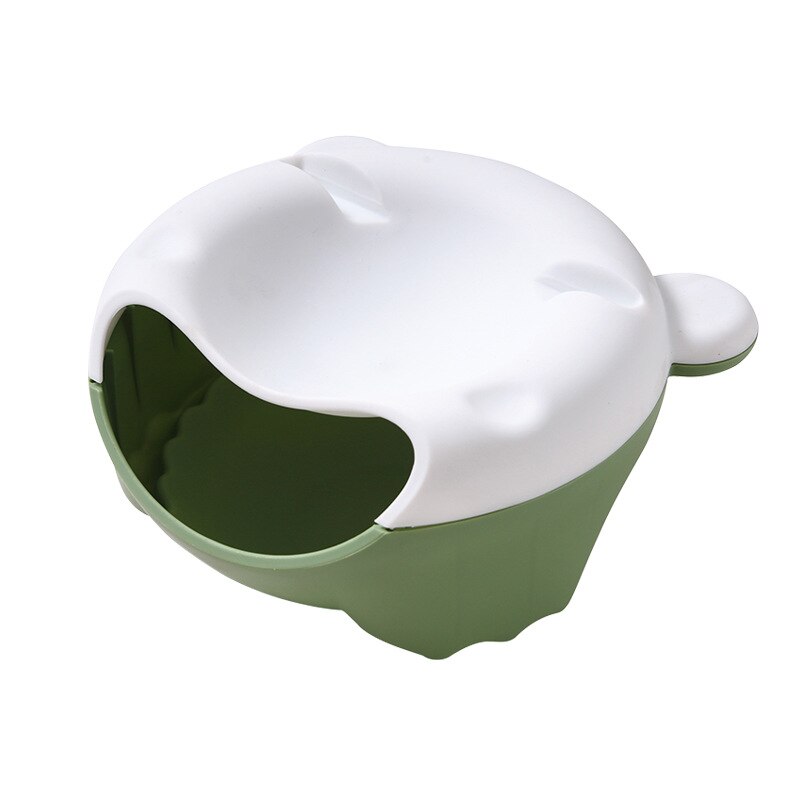 Automatische Leucht Haustiere Wasser Brunnen Hunde USB Elektrische Wasser Spender Trinken Schalen Wasser Zubringer Spender Container: Weiß und Grün