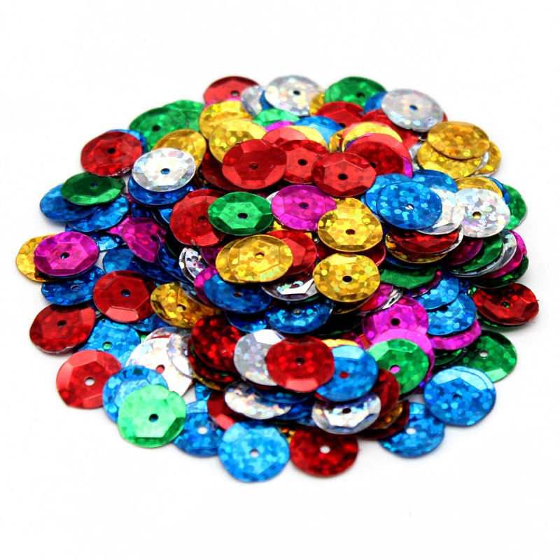 600 stks/pak 10mm Ronde Pailletten Naaien Craft Kinderen DIY Kleding hoed Zakken Decoratieve ambachten gemengde kleur