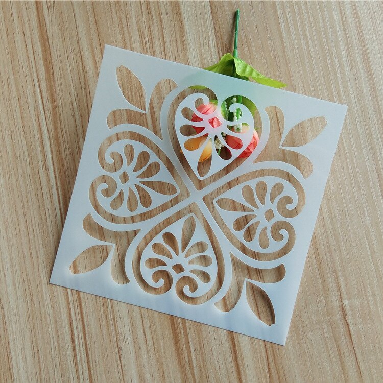 drawing Datura template DIY plastic wall painting spray painting template PET hollow painting template customization: 11