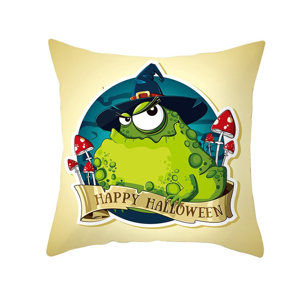 Halloween Decoratie Voor Thuis Cartoon Pompoen Vleermuis Ghost Kussensloop Horror Halloween Party Benodigdheden Accessoires Haloween Ornament: Grijs