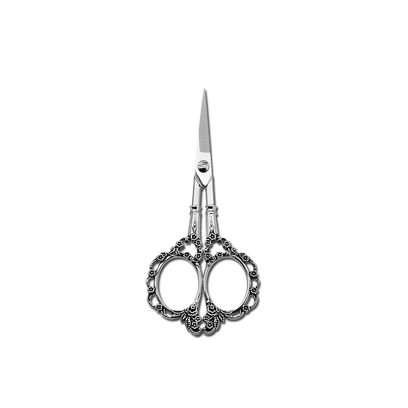 Retro klassieke kleermakersschaar, handwerkschaar, huishoudschaar, kleermakersschaar, stofschaar, naaischaar, stofschaar, naaigaren, duurzame roestvrijstalen schaar: Lavendel