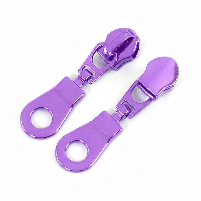 5 deslizadores de cremallera para 5 # Cinta con cremalleras de nailon al metro, bolsa de costura, bolsillo, cabeza con cremallera, chaqueta, kits de reparación de ropa, accesorios DIY