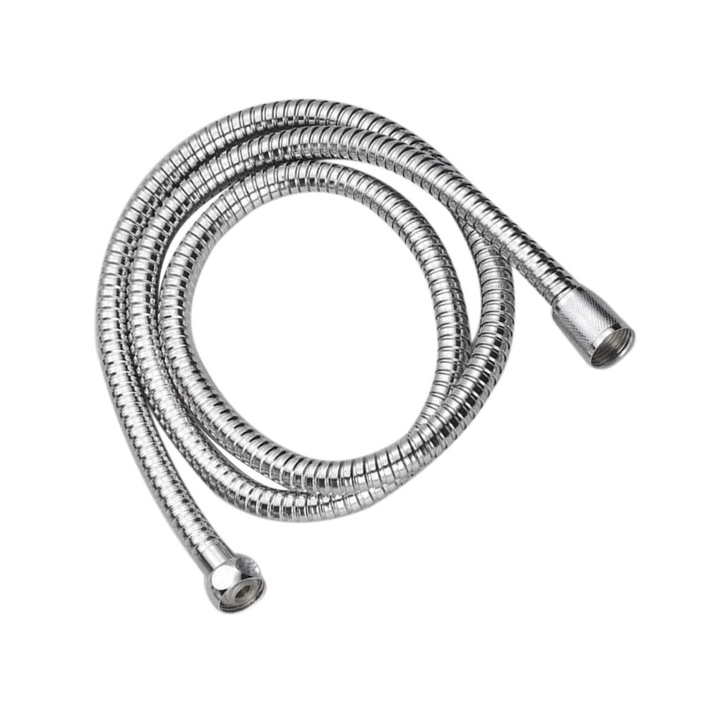 Recableght Stainless Steel Double Buckle Water Pipe Flexible Shower Hose Bathroom Soft Tube Accessories Durable Easy To Install