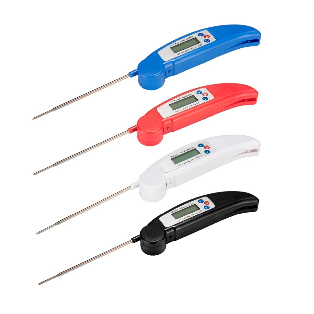 Moseko bbq thermometer vlees opvouwbare digitale oven voedsel keukenthermometer melksonde water olie vloeistof kookgerei