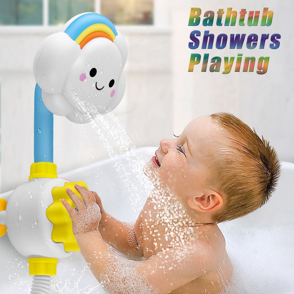 Cartoon Baby Bath Toy Bathroom Bathtub Funny Shower Spraying Water Toys Baby Toys Милое Аниме Year's Goods Water Toys: F