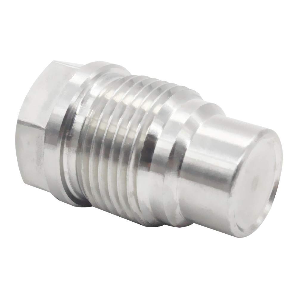 Stainless Steel Fuel Pressure Relief Valve for Duramax LLY/LBZ/LMM 6.6L 2004 & Dodge Cummins 6.7L 2007 Fuel Rail Plug