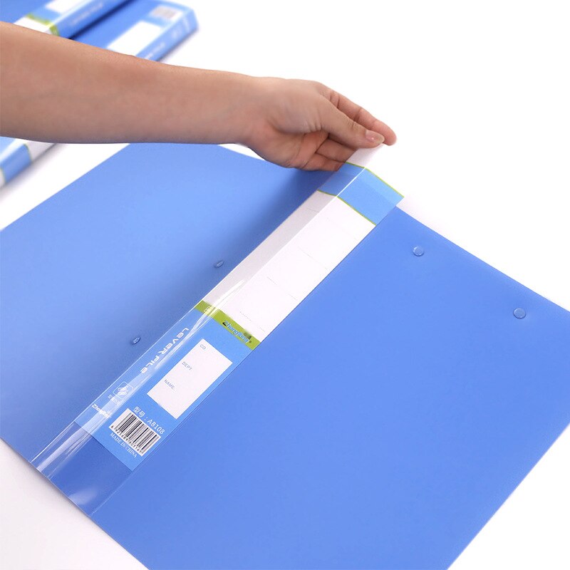 1pcs Simple Practical Office Filing Products Stainless Steel A4 File Folder For Students Daily Office School Supplies