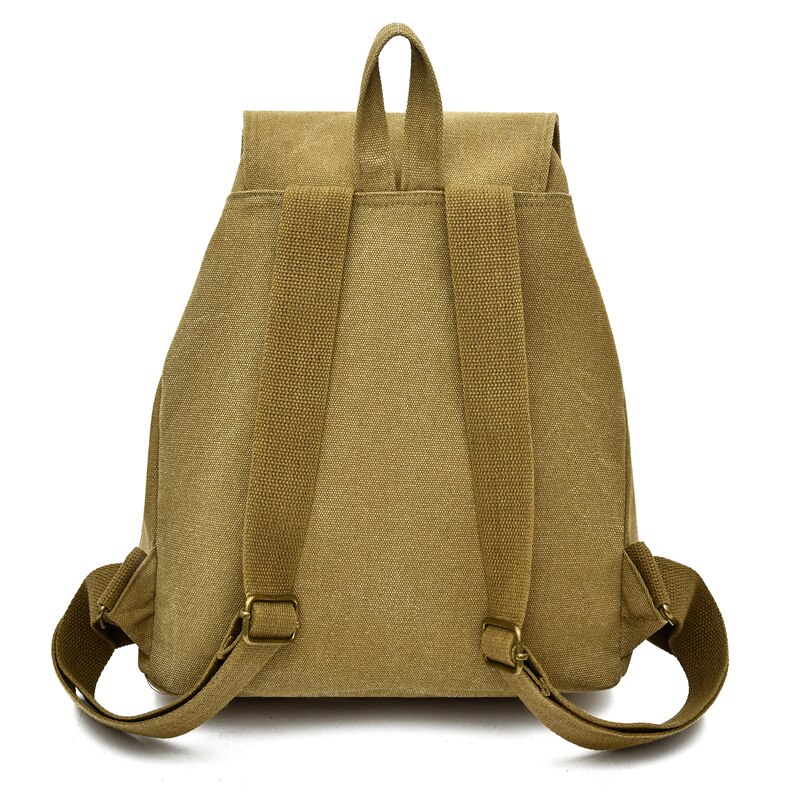 Mannen canvas rugzakken vintage schooltas voor tienermeisjes retro college student mannelijke schooltassen stoffen rugzak