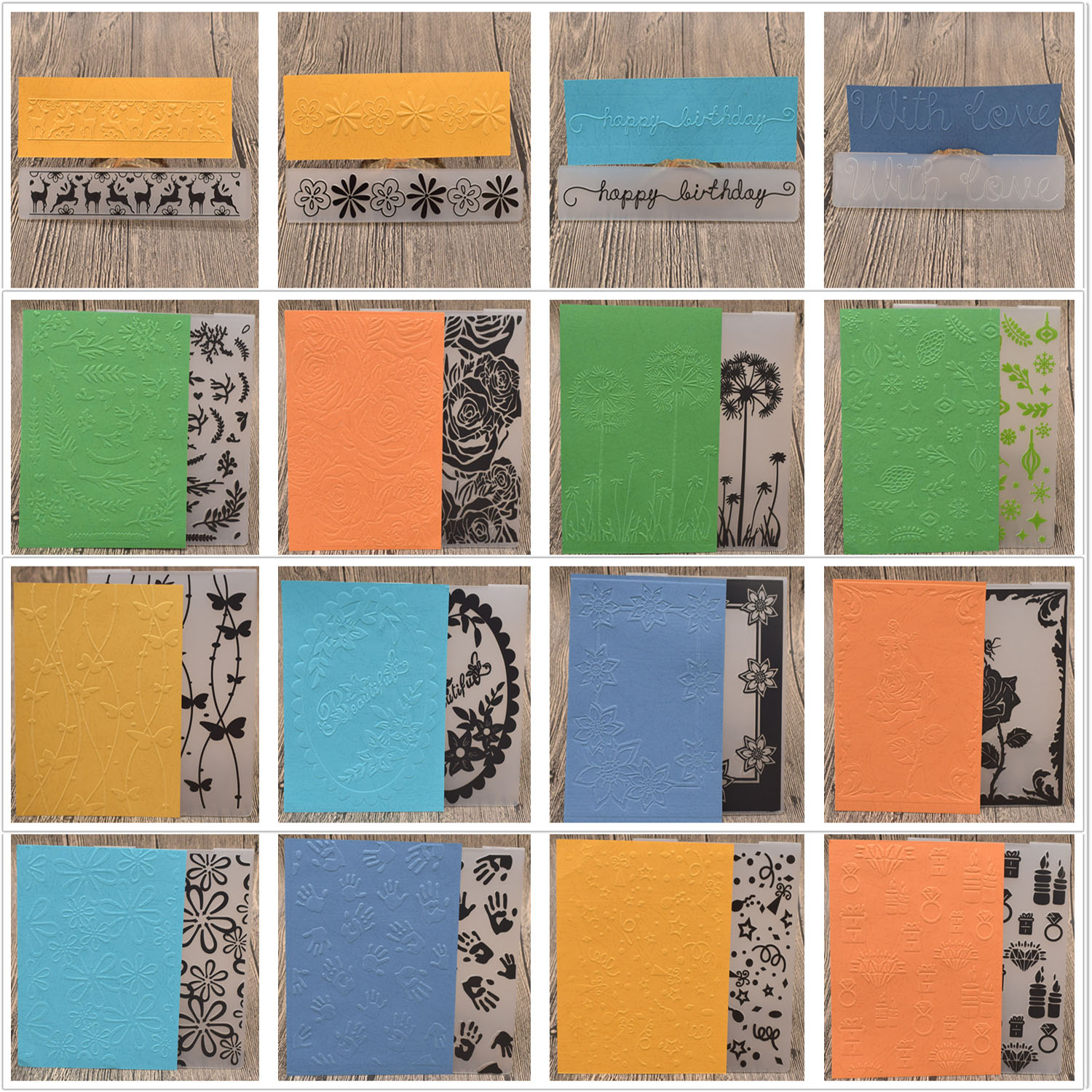 Lace Flowers Plastic Embossing Folder Stencil Template For Scrapbooking Album Paper Birthday Card Decoration Diy Embossing Craft