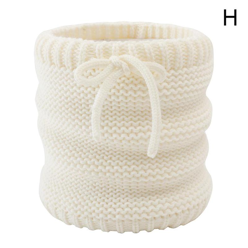 Winter Bib Warm Scarf For Knitted Solid Color Cotton Women Scarf Neck Scarves Comfortable Soft High Knitting Qualit O0Y2: H