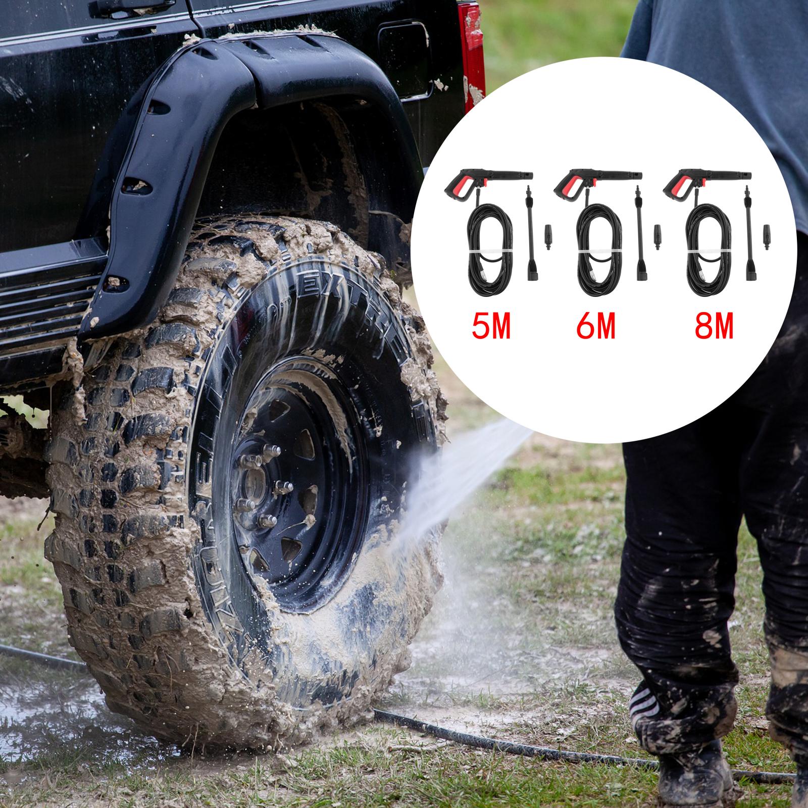 Pressure Washer Foam Wand Quick Release Nozzle Spray Gun with Hose for Bosch AQT Car Ground Floor Wall Cleaning Tool